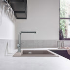 Hansgrohe Talis M54 Kitchen Mixer Tap 270, pull-out spout, 1jet, Chrome