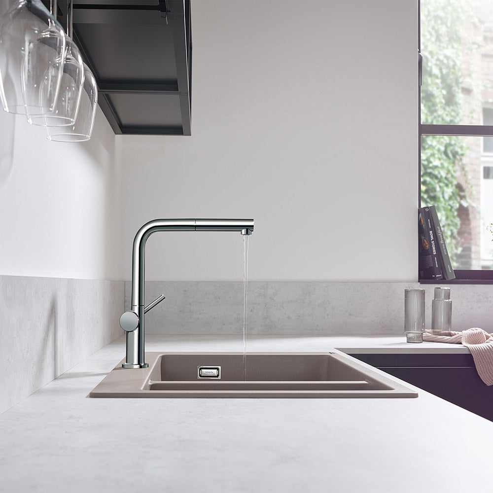 Hansgrohe Talis M54 Kitchen Mixer Tap 270, 1jet, Chrome