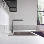 Hansgrohe Talis M54 Kitchen Mixer Tap 270, 1jet, Chrome