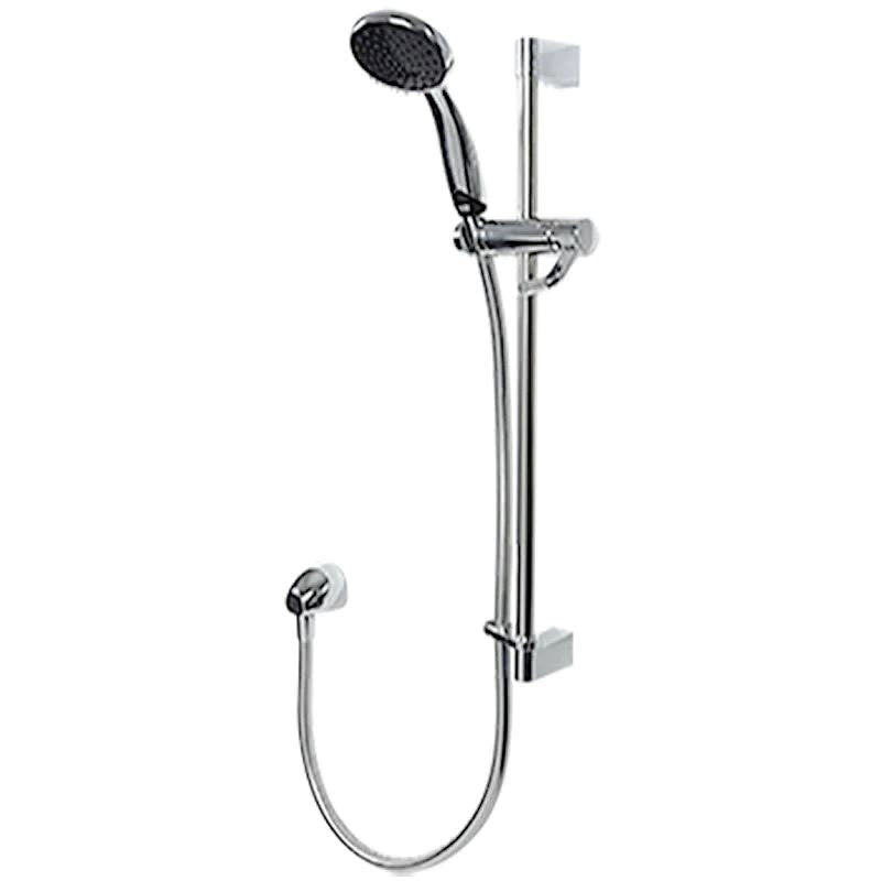 Rada Sf1 10 Biv Shower fittings kit with chrome hand shower, hose and slide rail