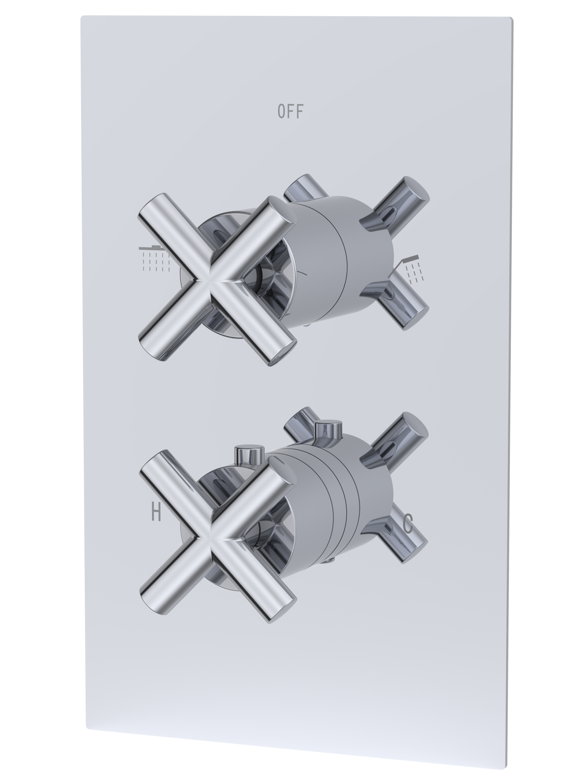 iflo Calm 2 Way Thermostatic Valve - Chrome