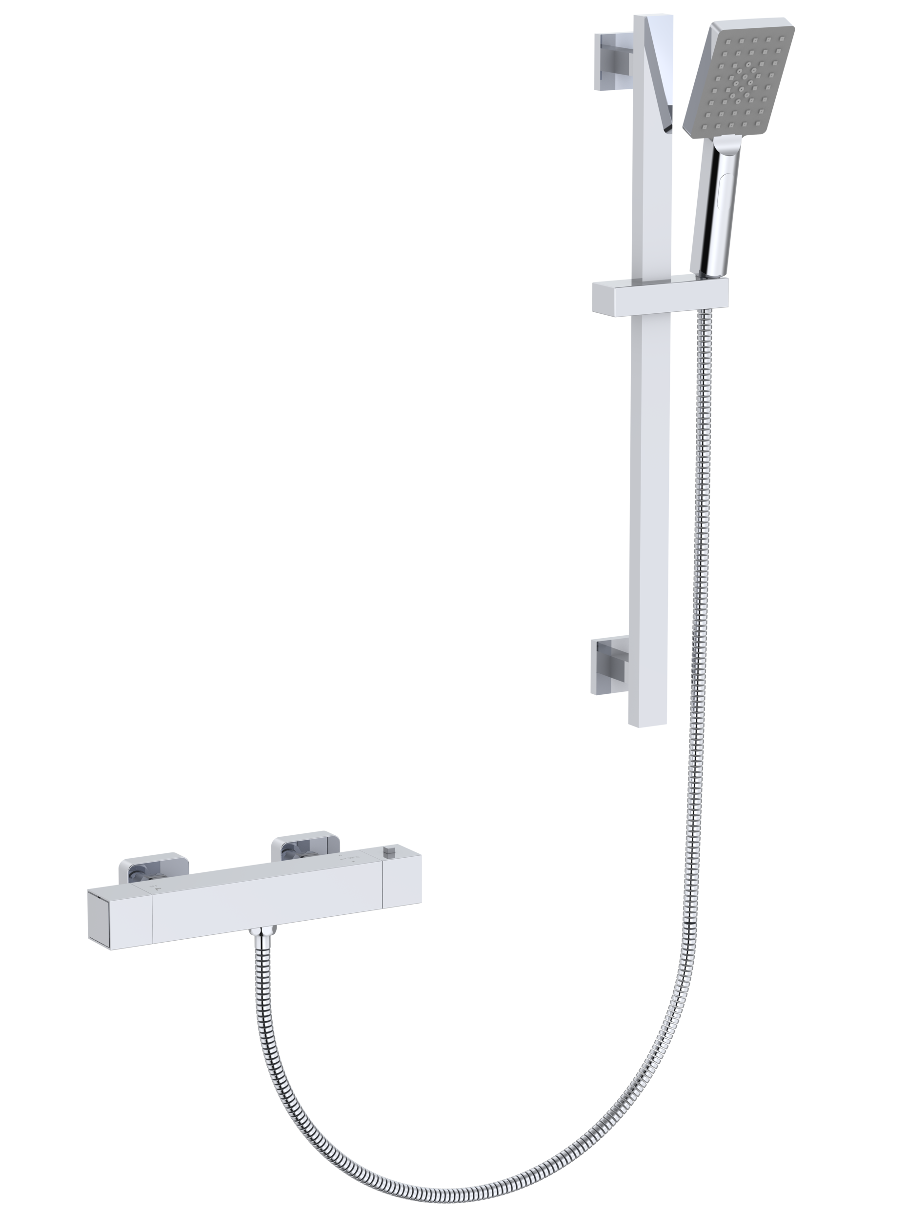 iflo Piddington Oneway Thermostatic Shower - Chrome