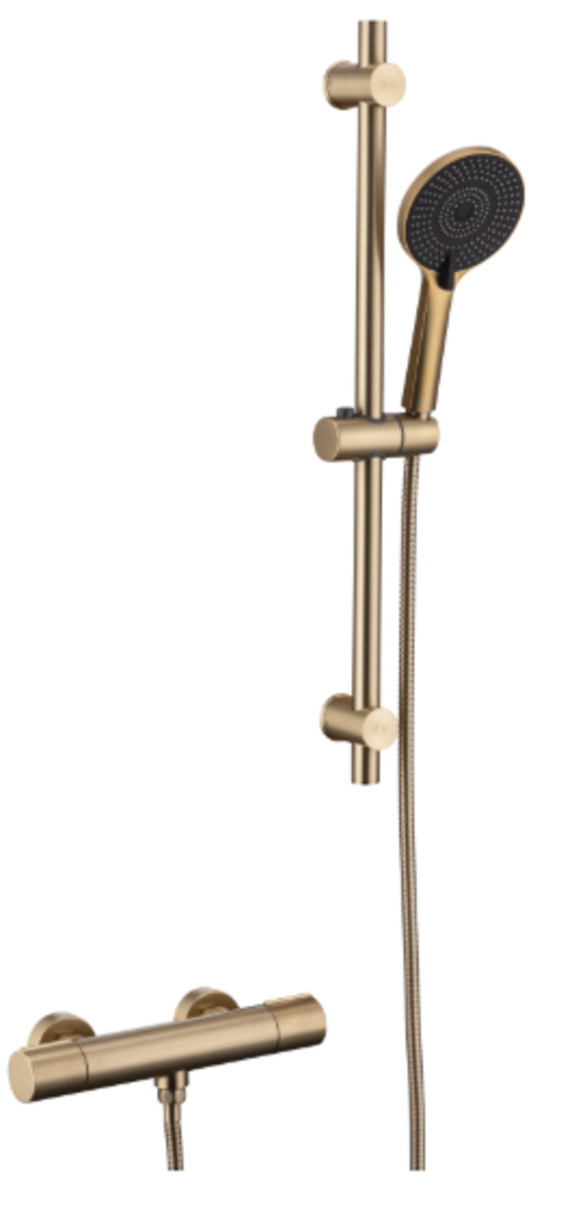 iflo Albany Oneway Thermostatic Shower - Brushed Brass