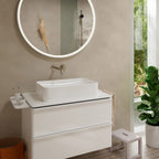 Hansgrohe Tecturis S Basin Mixer Tap for concealed installation wall-mounted EcoSmart+ with spout 22,5 cm, Chrome