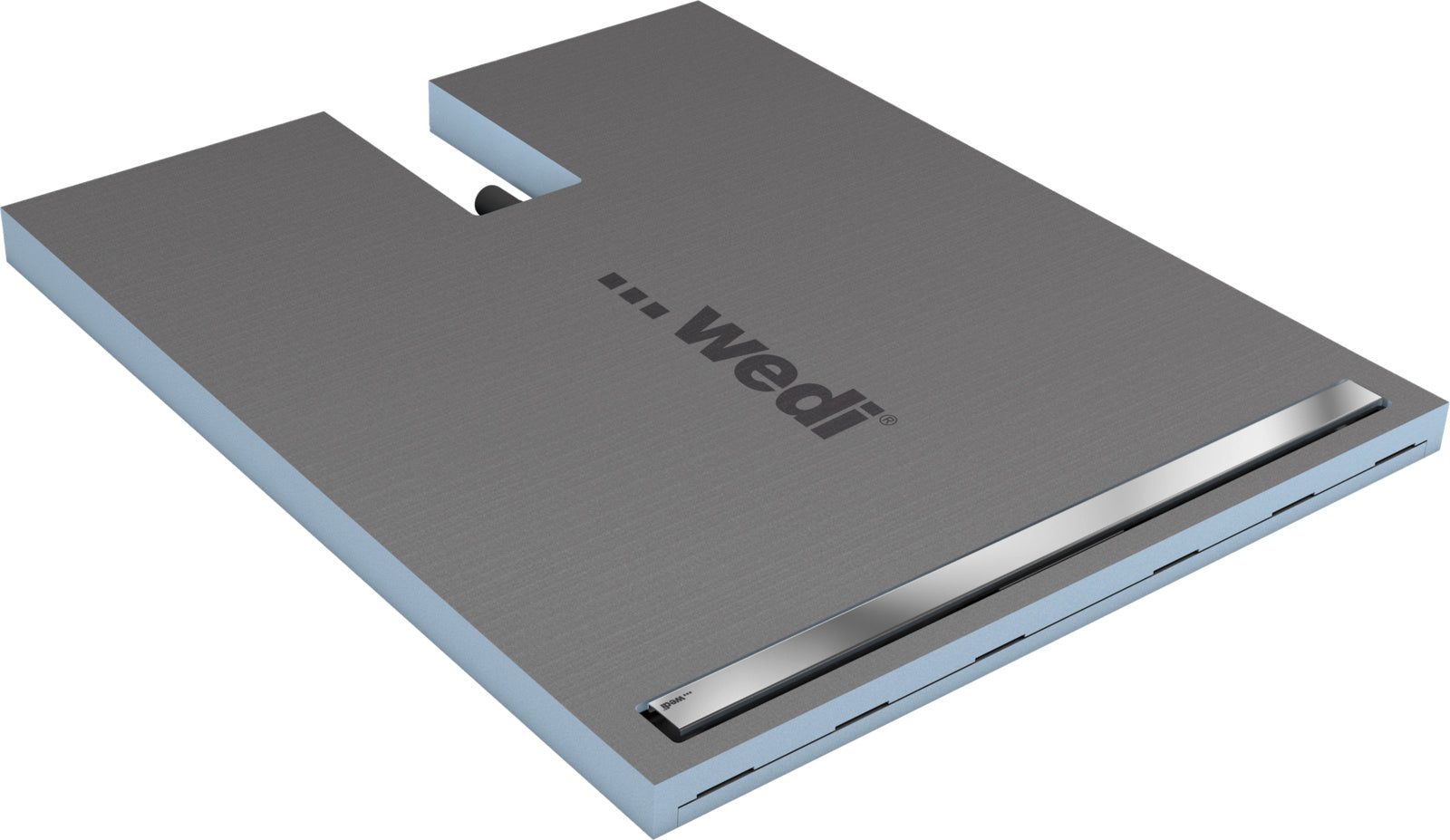 wedi Fundo Plano Linea complete shower tray channel 800mm 1200x900x70mm