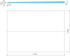 wedi Fundo sloping board for Fundo Flex stepped rebate 1640x1200x47mm