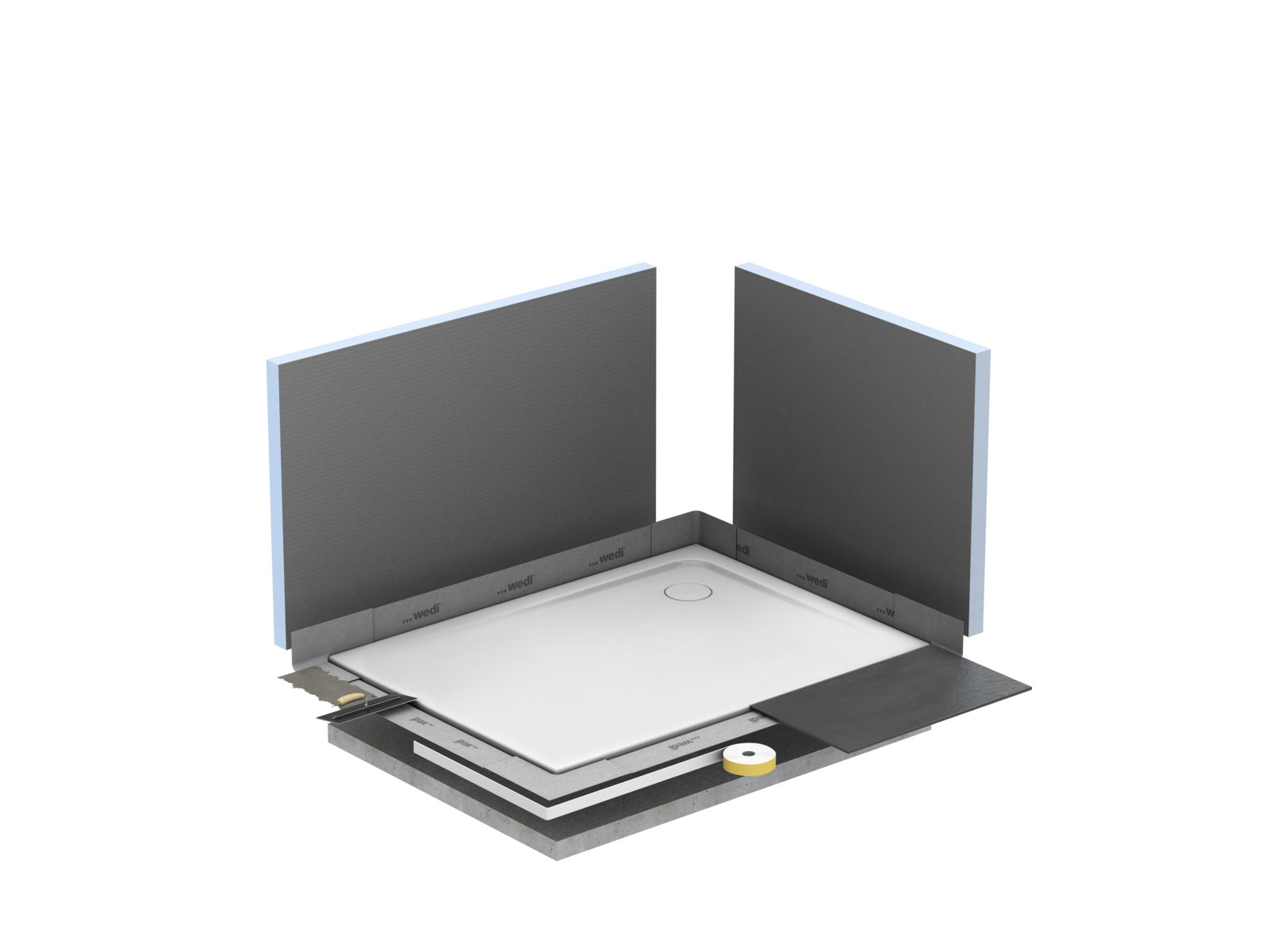 wedi Tools shower tray sealing set