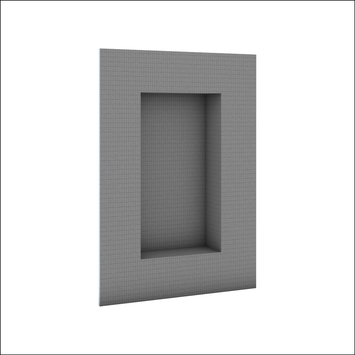 wedi Sanwell niche 20/40 frame flange 12,5mm 654x454x82,5mm