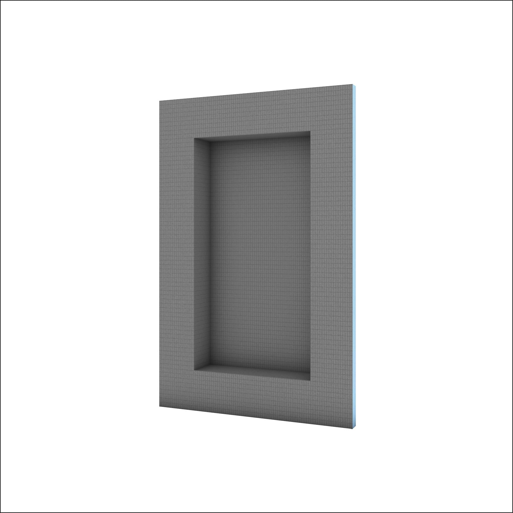 wedi Sanwell niche 30/60 frame flange 12,5mm 854x554x82,5mm