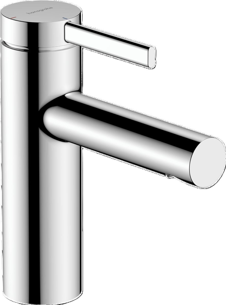 Hansgrohe Zesis S Basin Mixer Tap 100 Coolstart With Push-Open Waste Set Chrome