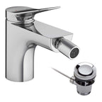 Hansgrohe Vivenis Bidet Mixer Tap with pop-up waste set, Chrome