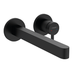 Hansgrohe Finoris Basin Mixer Tap for concealed installation wall-mounted with spout 22,8 cm, Matt Black