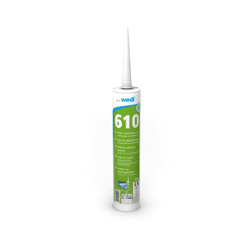 wedi 610 adhesive sealant 310ml cartridge