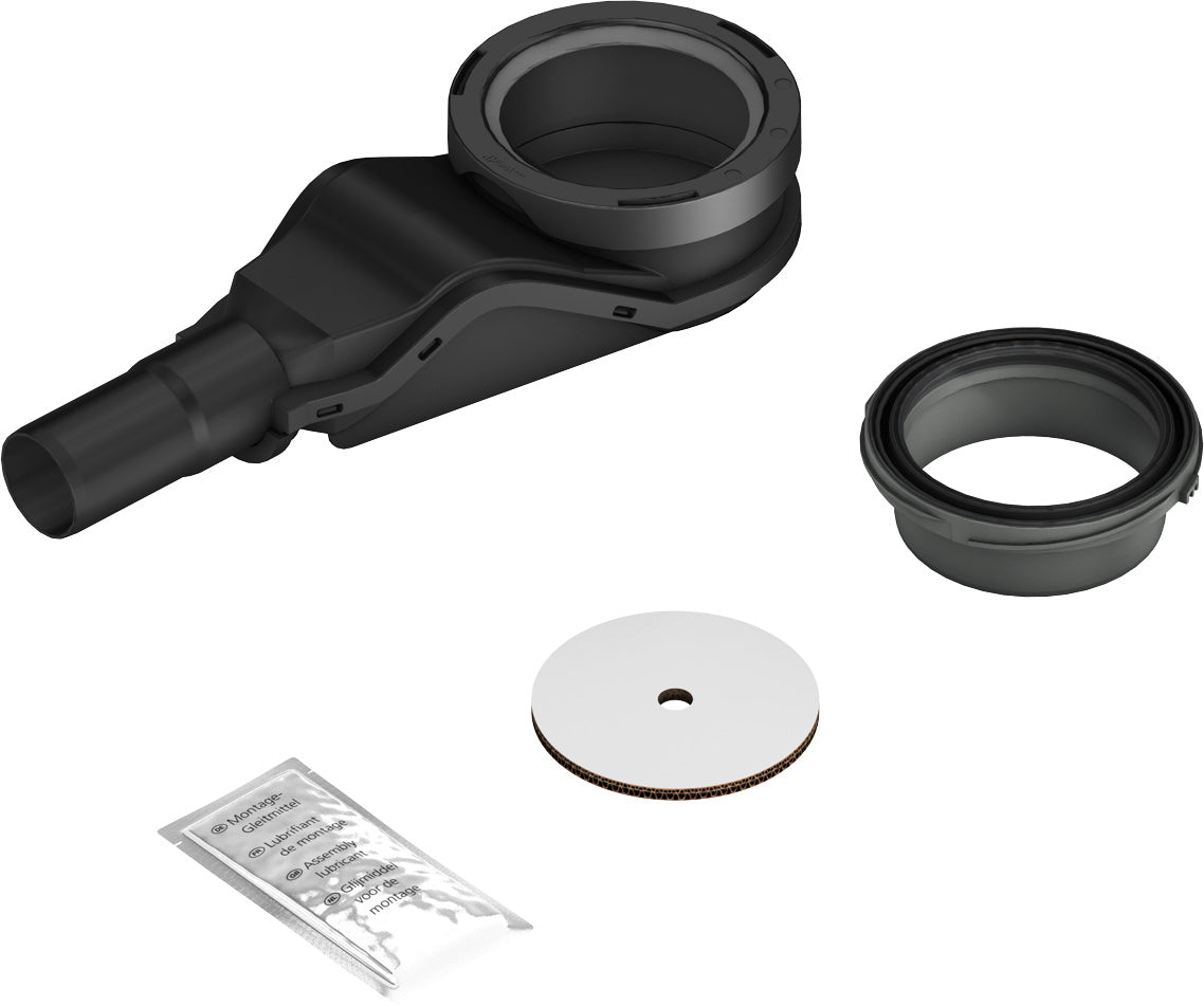 wedi Fundo Wave drain Mini Max horizontal DN40 extra flat