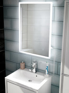 HiB Vega LED Mirror Silver 700mm x 500mm x 55mm 78750000.