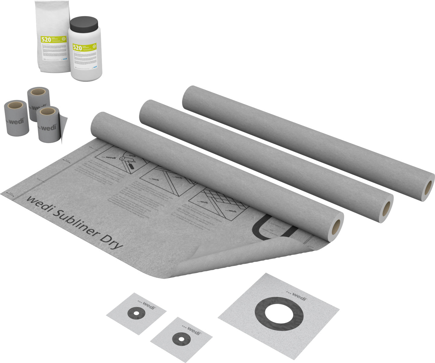 wedi Tools wall sealing-set large wedi Tools wall sealing-set large