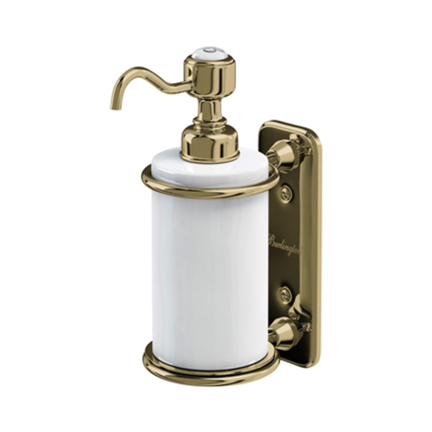 Burlington Soap Dispenser Gold/White A19 GOLD