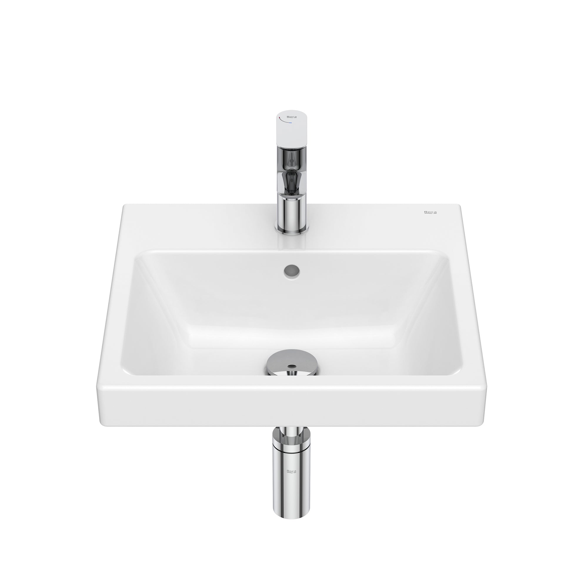 Roca The Gap Wall-Hung Basin  450 (W) X  420 (D) X  175 (H)mm White