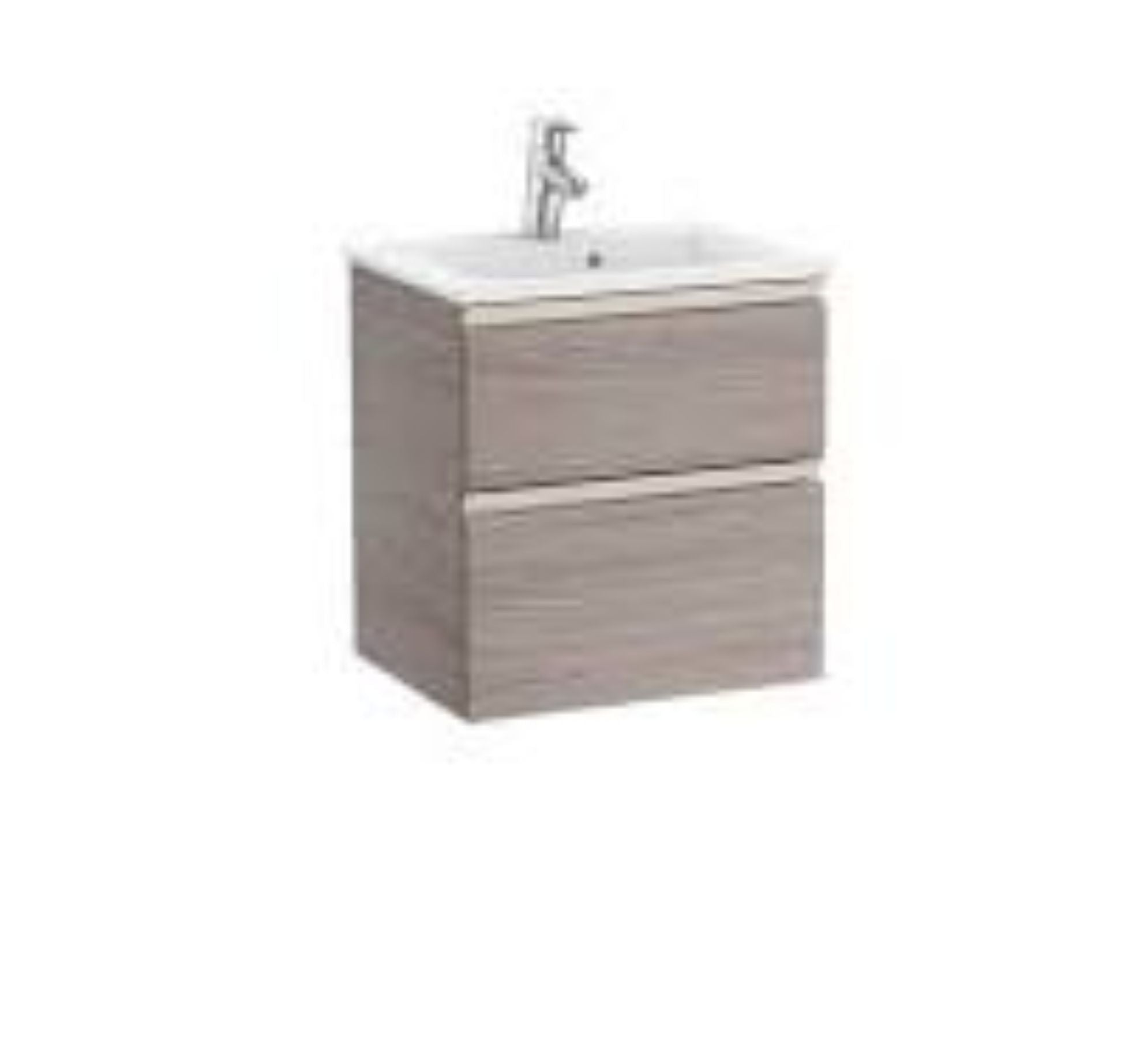 Roca Unik The Gap Vanity Unit 2Drawer 550mm Nordic Ash