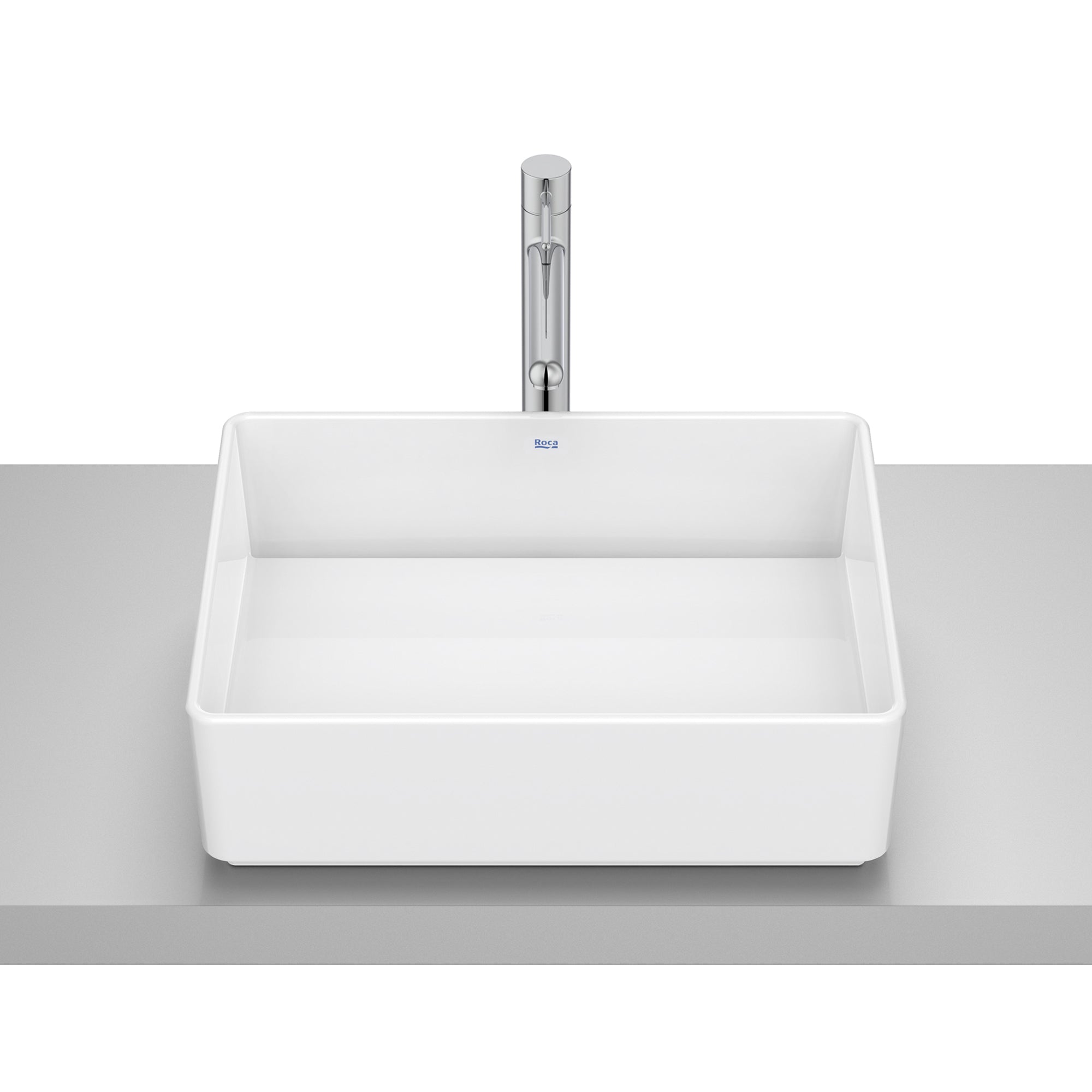 Roca Tura On Countertop basin 450(W) x 350(D) x 155(H)mm White