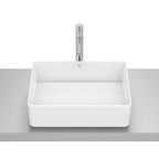 Roca Tura On Countertop basin 450(W) x 350(D) x 155(H)mm White - Supraglaze