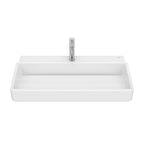 Roca Tura Wall-hung basin - 1 taphole 800(W) x 430(D) x 155(H)mm White