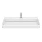 Roca Tura Wall-hung basin - 1 taphole 1000(W) x 430(D) x 155(H)mm White
