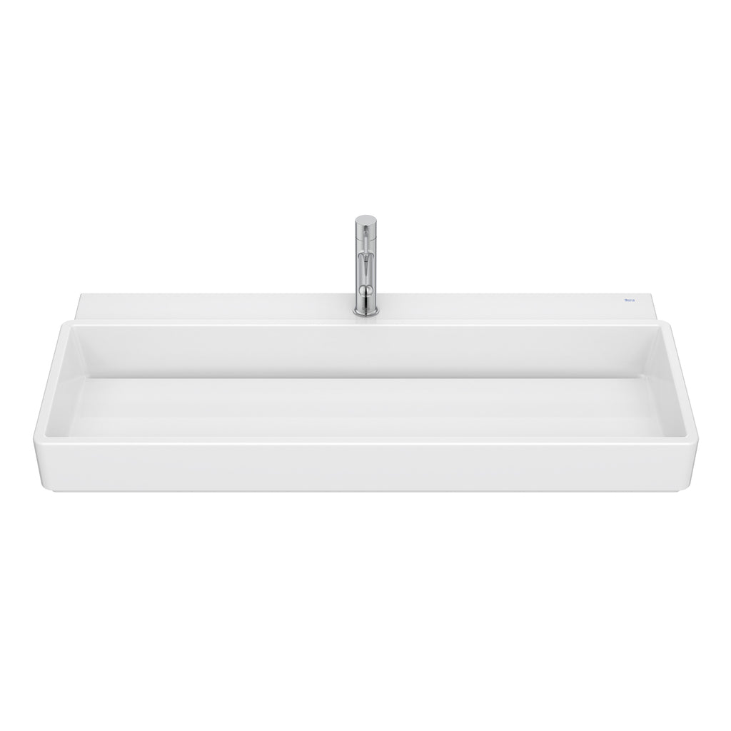 Roca Tura Wall-hung basin - 1 taphole 1000(W) x 430(D) x 155(H)mm White
