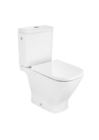 Roca The Gap Close Coupled Rimless Toilet Pan White