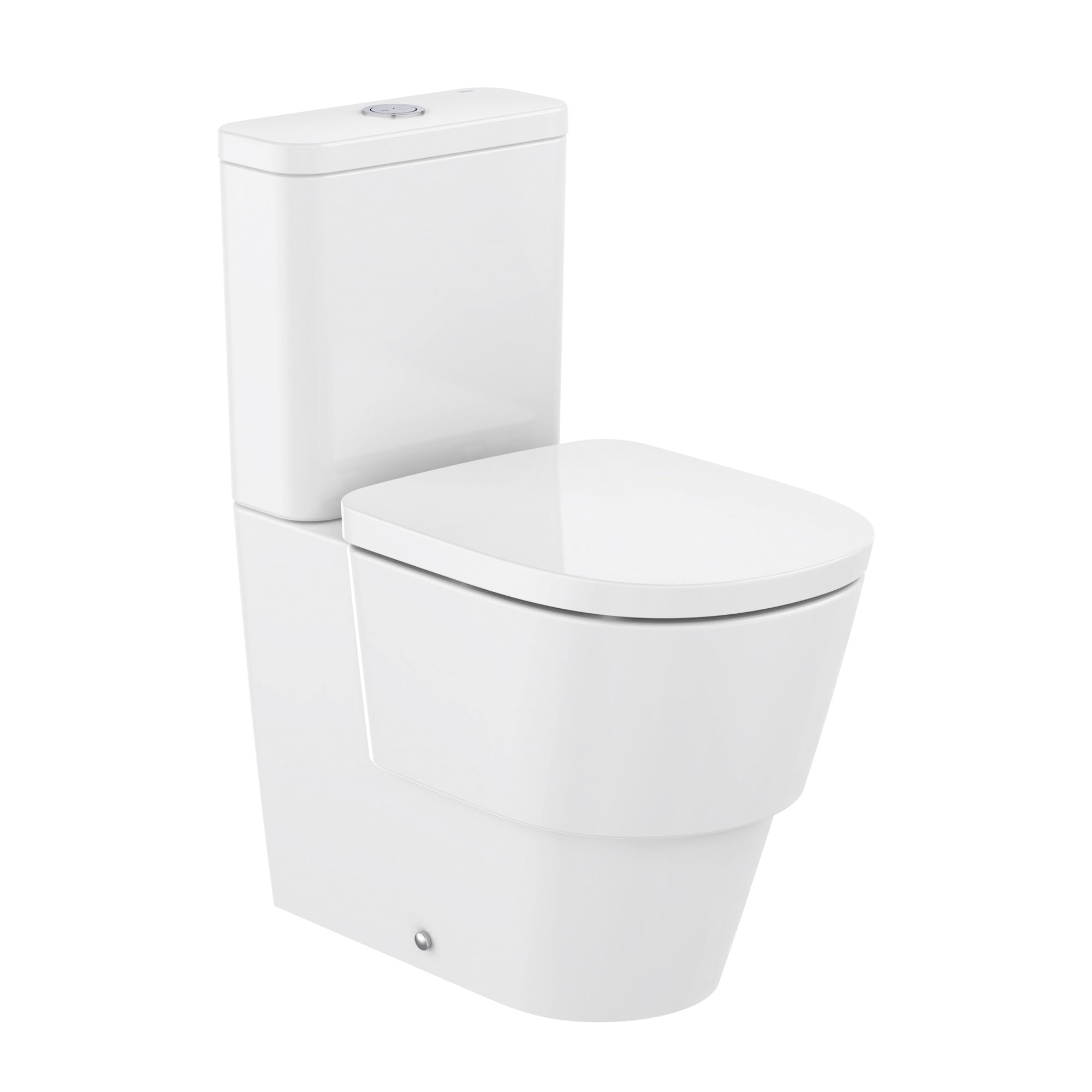 Roca Tura Rimless Close-coupled WC pan 625(W) x 360(D) x 420(H)mm White - Supraglaze