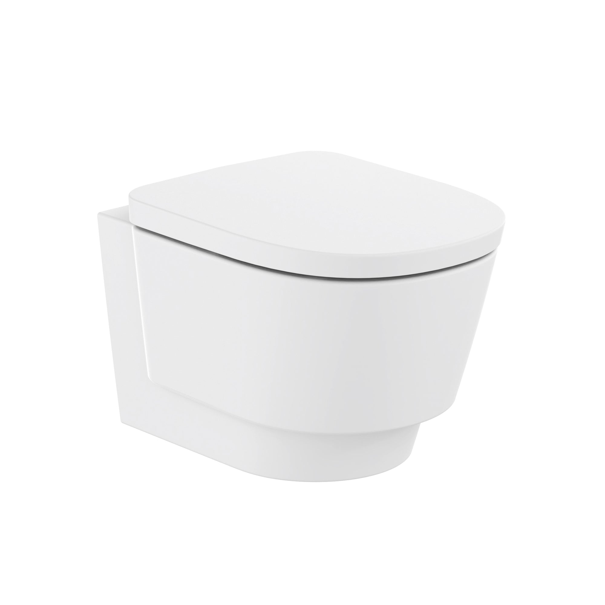 Roca Tura Rimless Wall-hung WC pan 500(W) x 360(D) x 345(H)mm Matt White