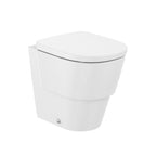 Roca Tura Rimless Back-to-Wall WC pan 500(W) x 360(D) x 420(H)mm White - Supraglaze