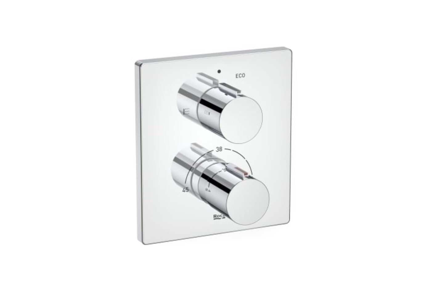 Roca T-2000 Built-In Bath Shower Mixer (2 Outlets, for RocaBox)