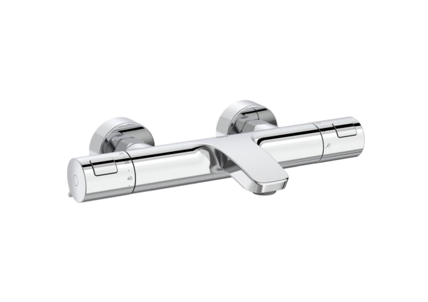 Roca T-500 Wall Mounted Bath Shower Mixer