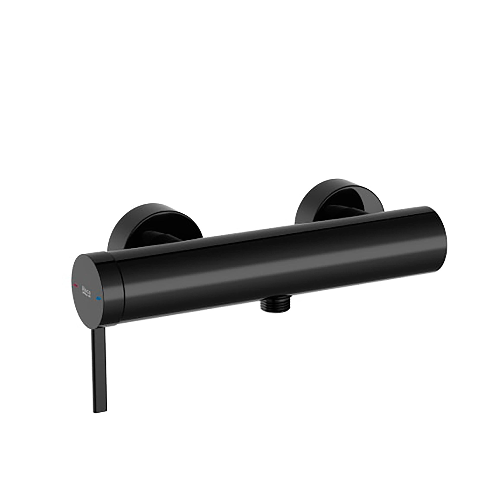 Roca Ona Wall-mounted shower mixer Titanium Black