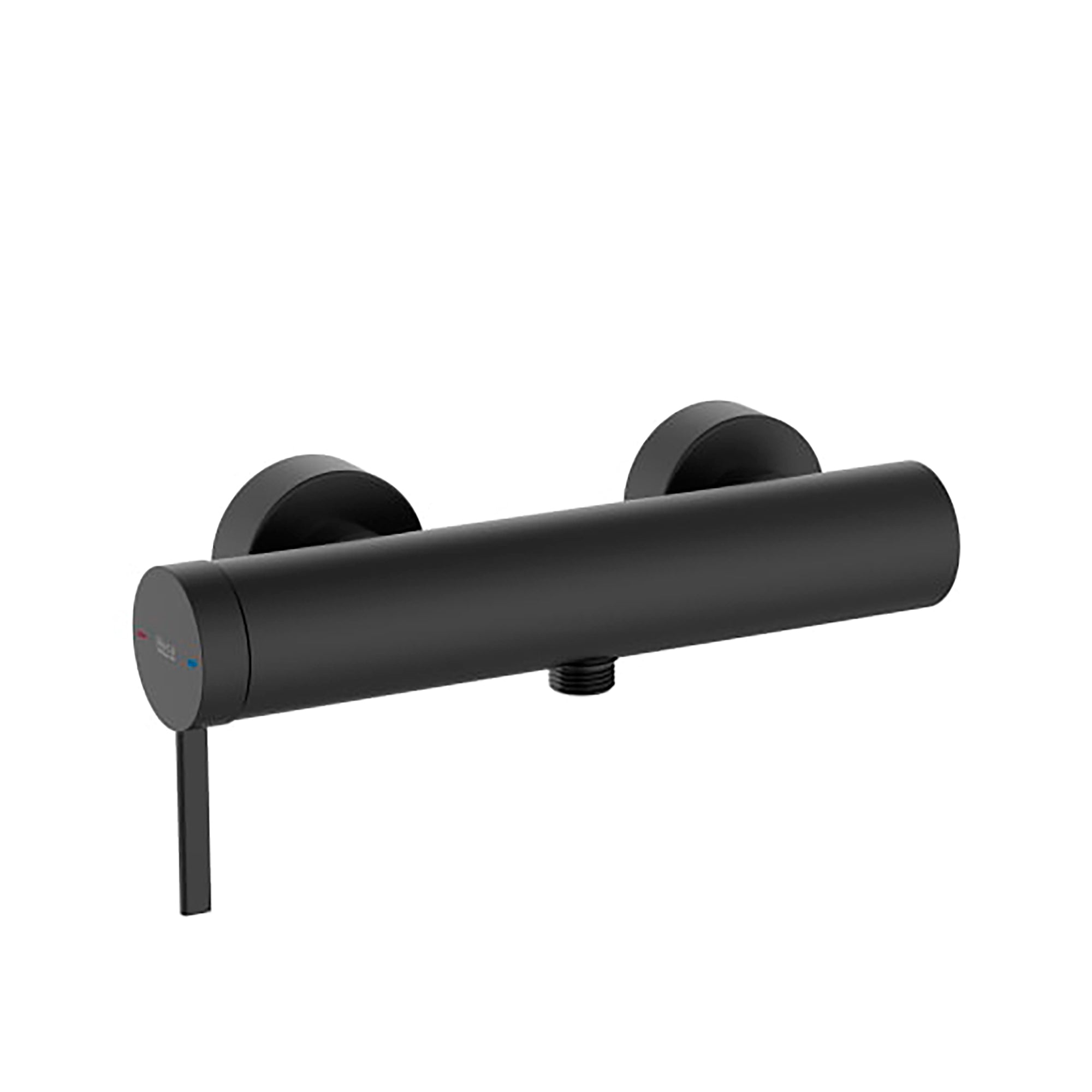 Roca Ona Wall-mounted shower mixer Matt Black
