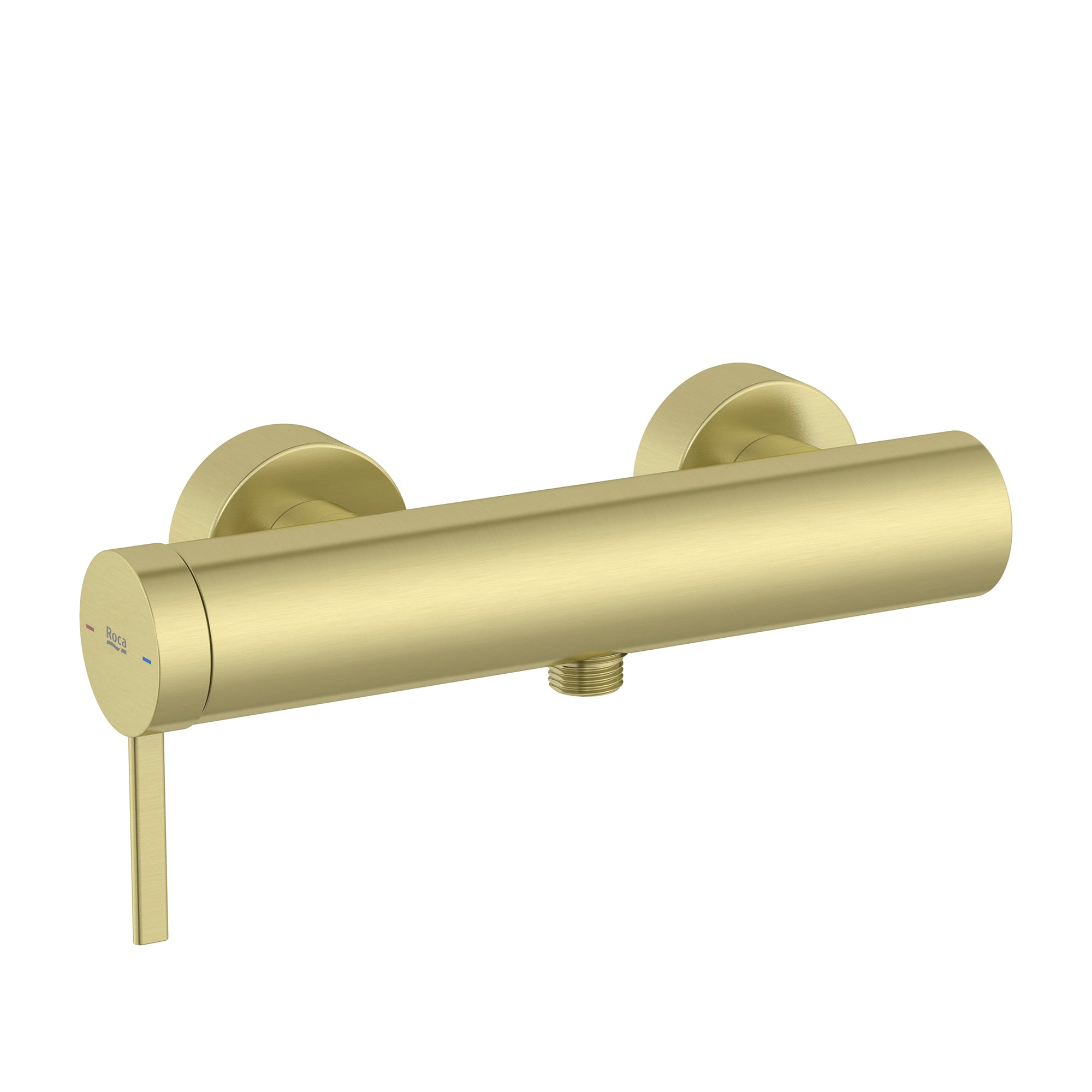 Roca Ona Wall-mounted shower mixer Brushed Brass