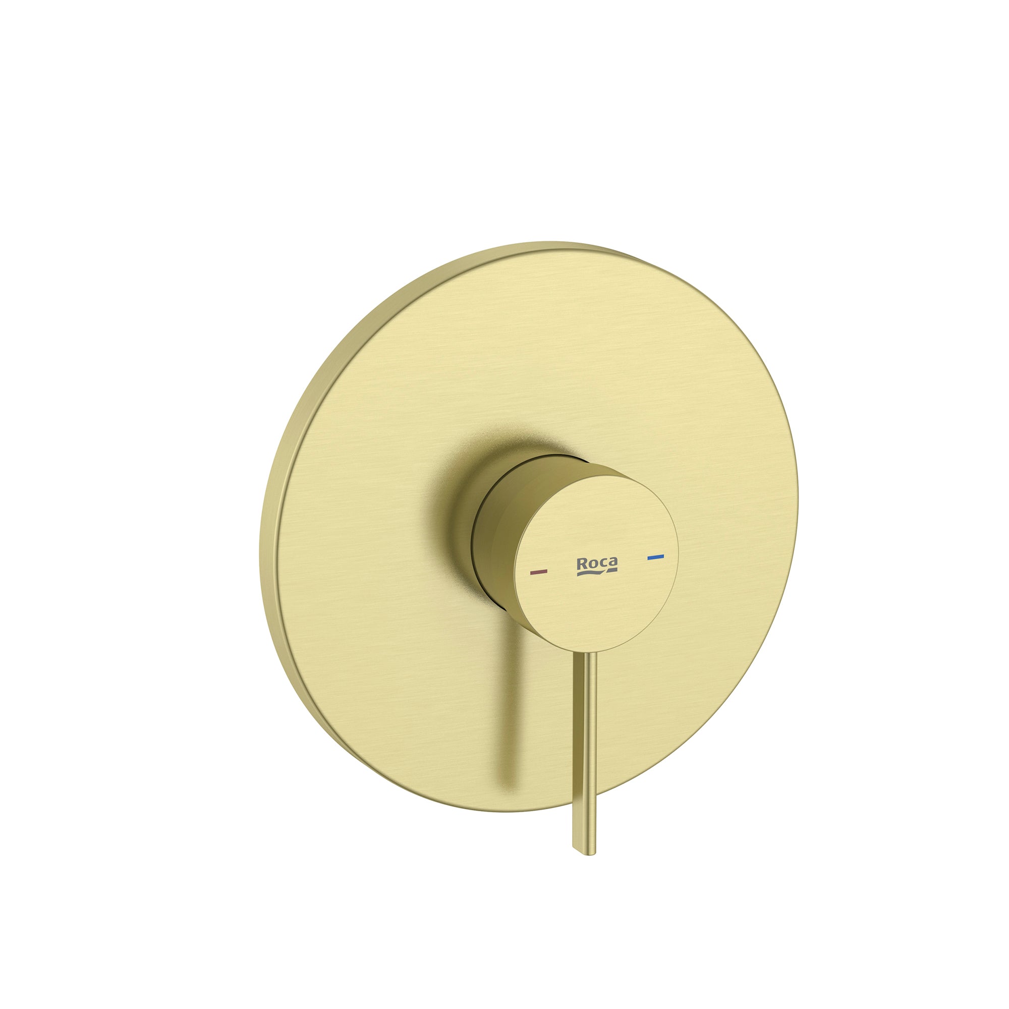 Roca Ona Built-in shower mixer (1 way). To be completed with RocaBox A525869403 Brushed Brass
