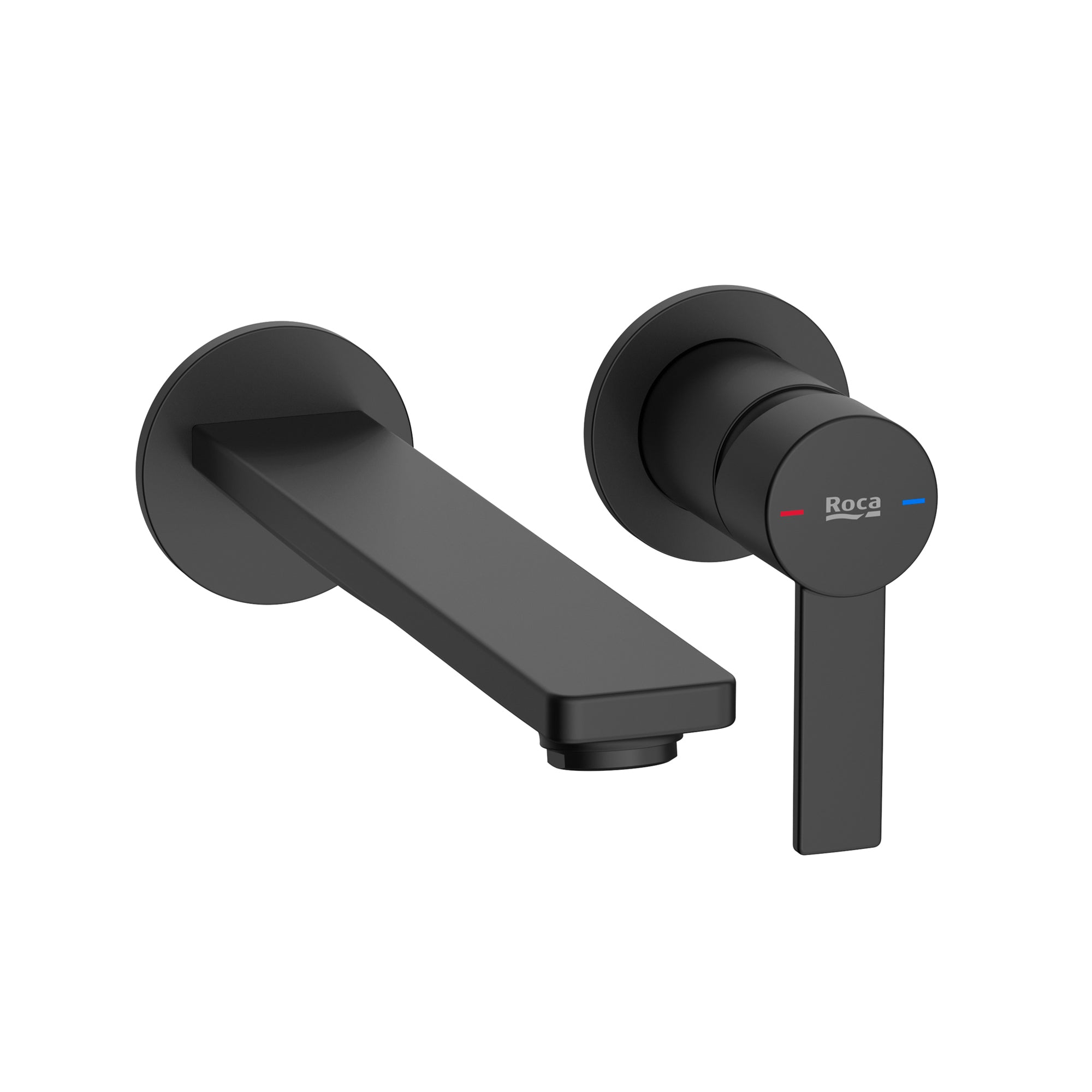 Roca Targa Built-in basin mixer Tap Matt Black. Universal built-in body required A5E3503..0. Pop-up waste not included.