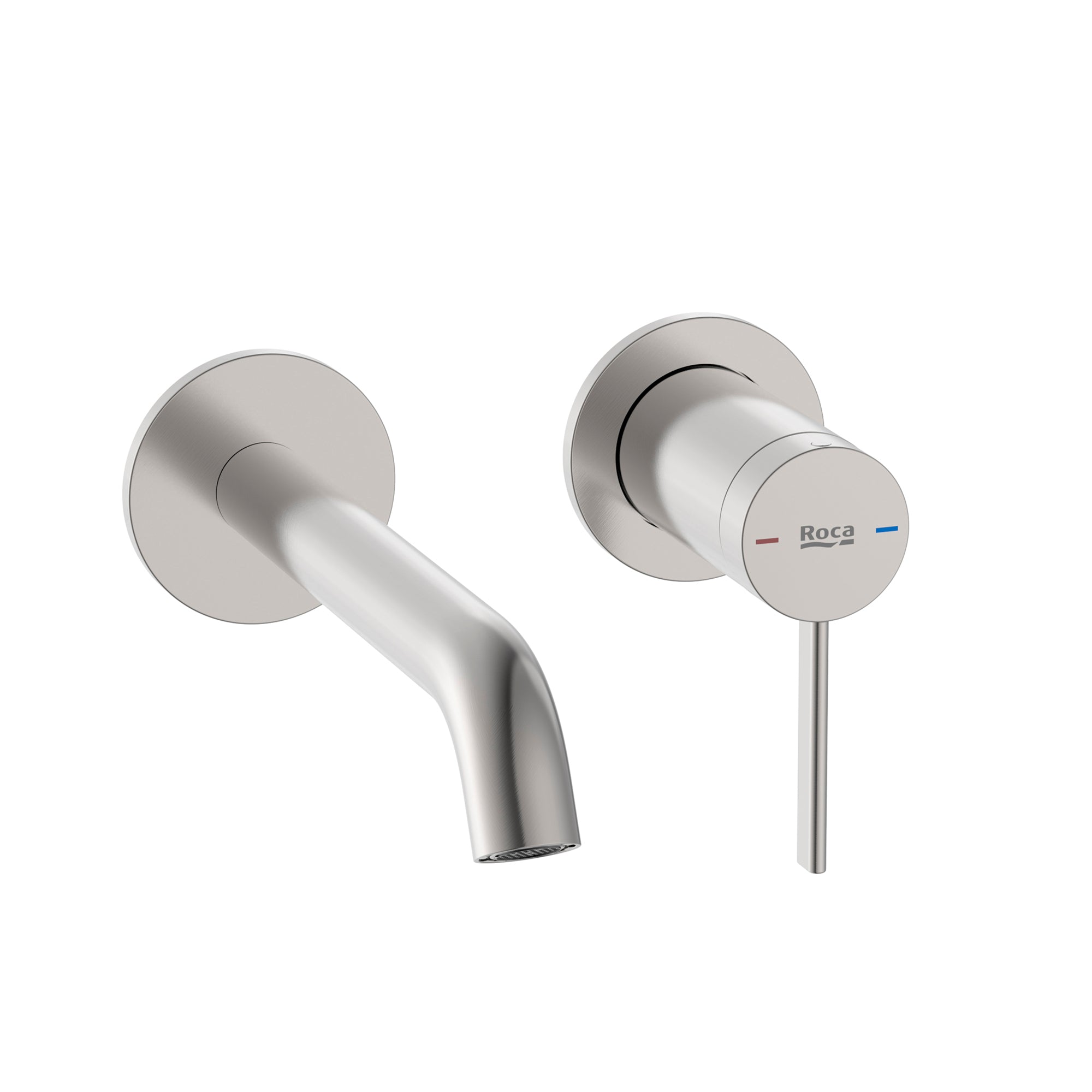 Roca Ona Built-in basin mixer.  To be completed with built-in body  A5E3501SM0 Stainless Steel