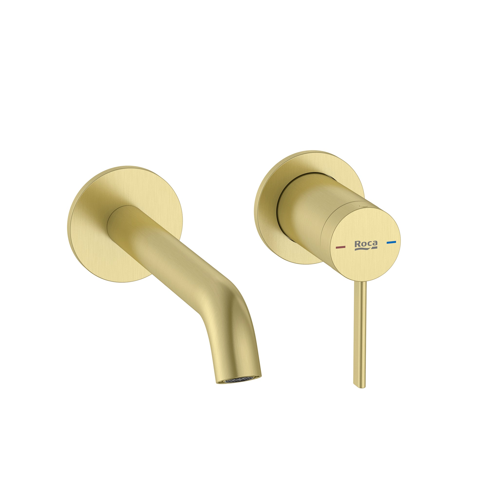 Roca Ona Built-in basin mixer.  To be completed with built-in body  A5E3501VA0 Brushed Brass
