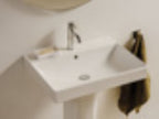 Roca ONA Smooth Body Basin Mixer Tap & Click Clack Waste Cold Start Chrome