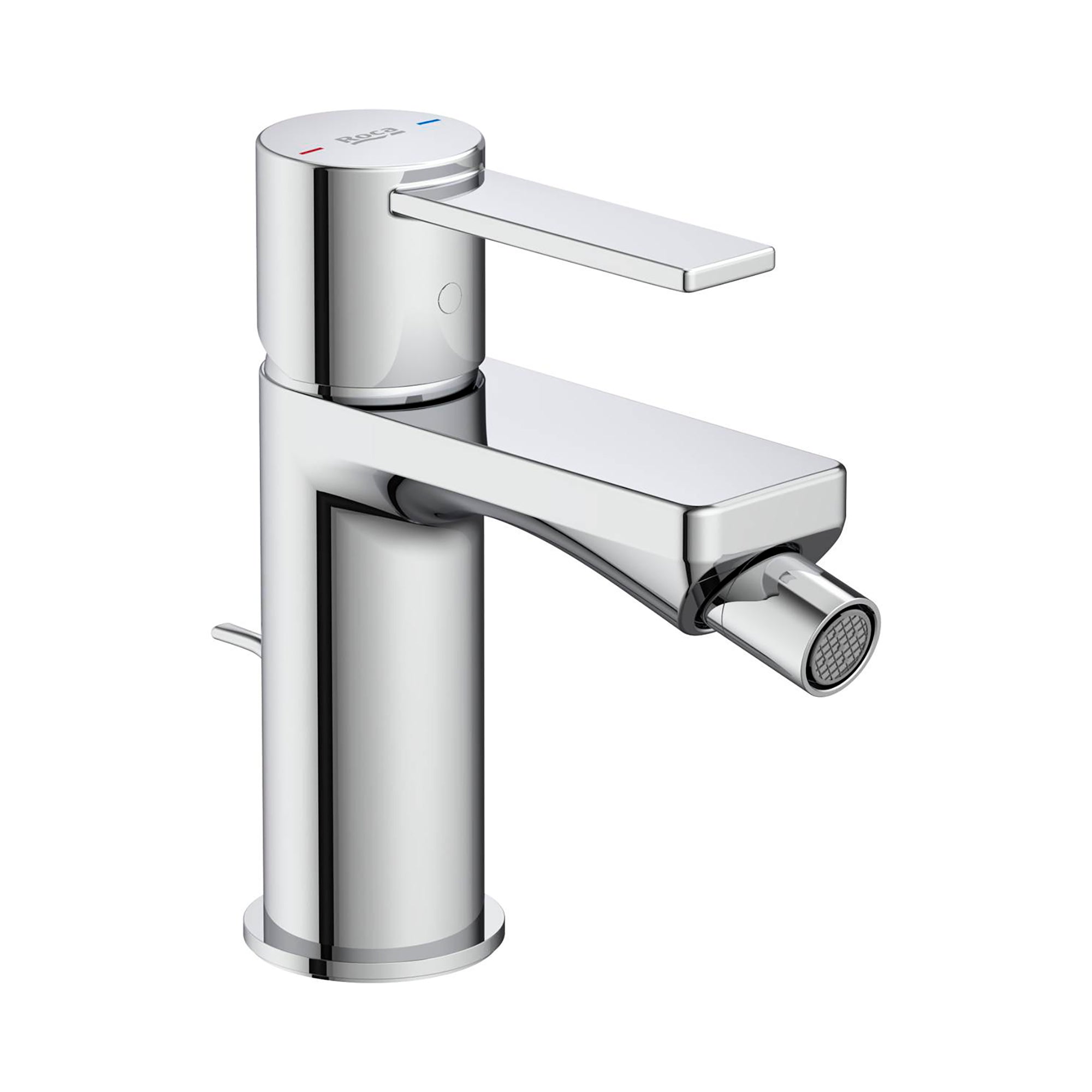 Roca Targa Bidet mixer Tap with pop-up waste