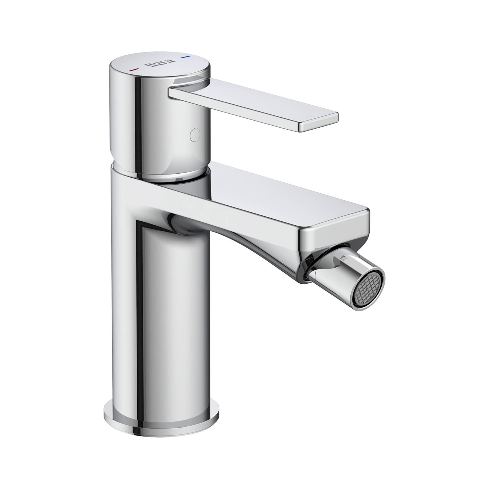 Roca Targa Bidet mixer Tap with smooth body Chrome