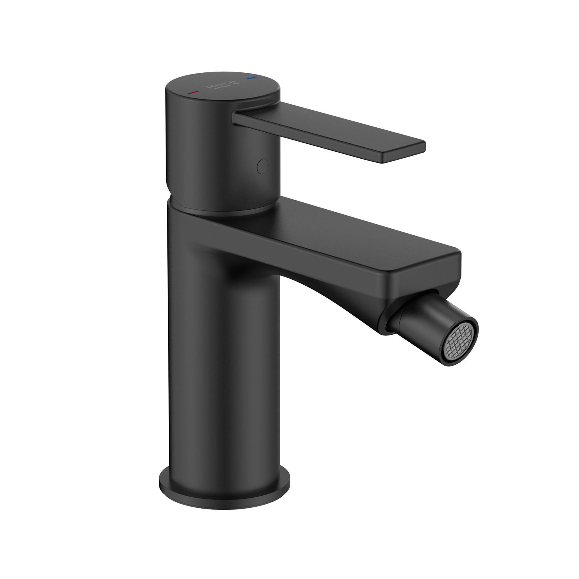 Roca Targa Bidet mixer Tap with smooth body Matt Black