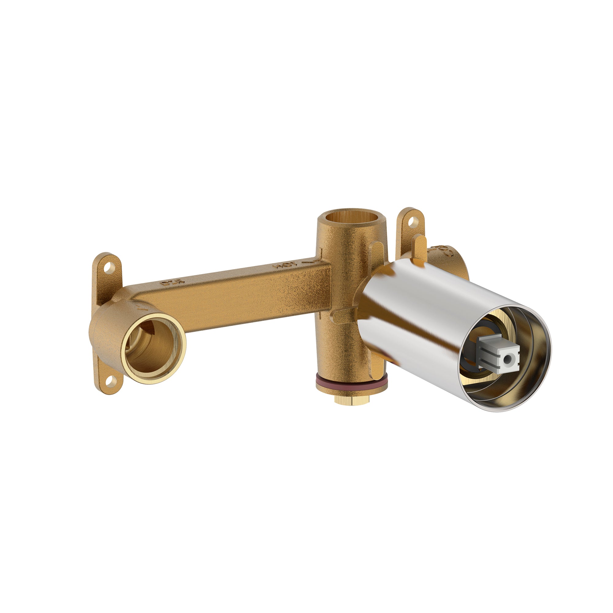 Roca Ona Built-in body for basin mixer Stainless Steel