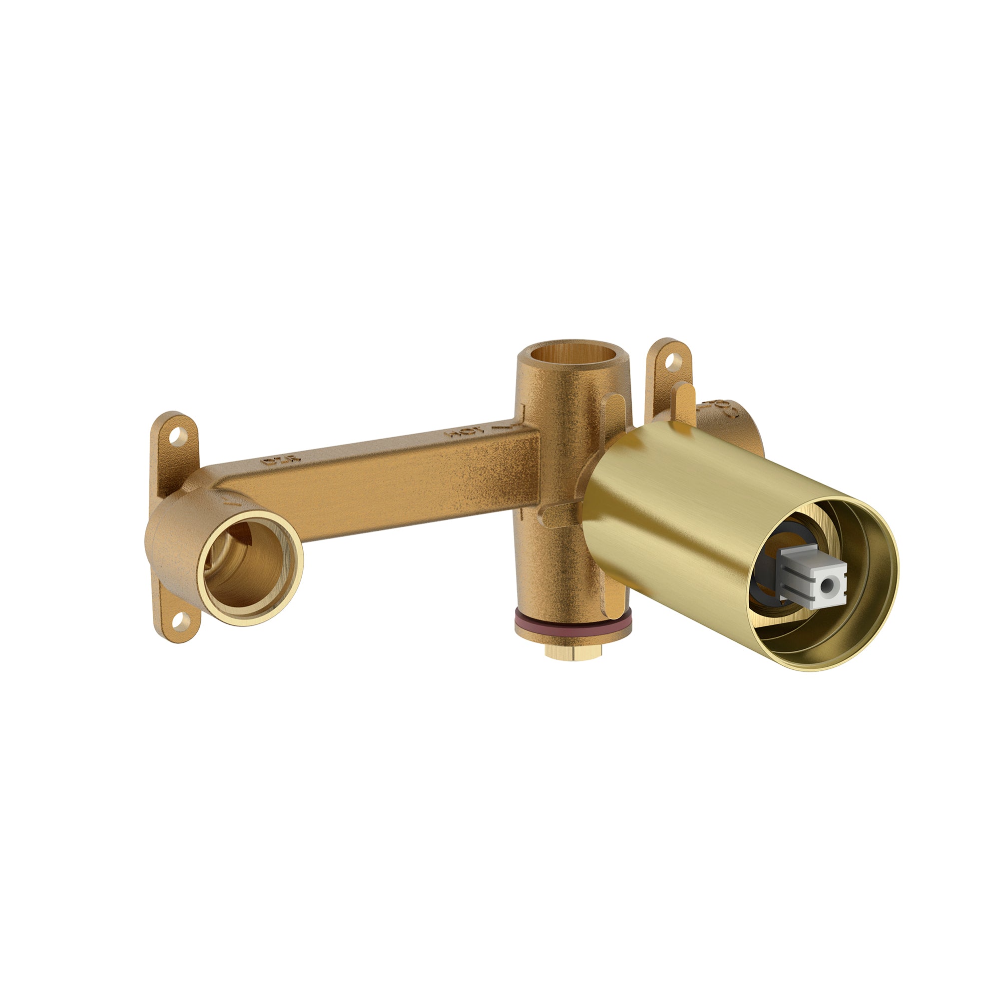 Roca Ona Built-in body for basin mixer Brushed Brass