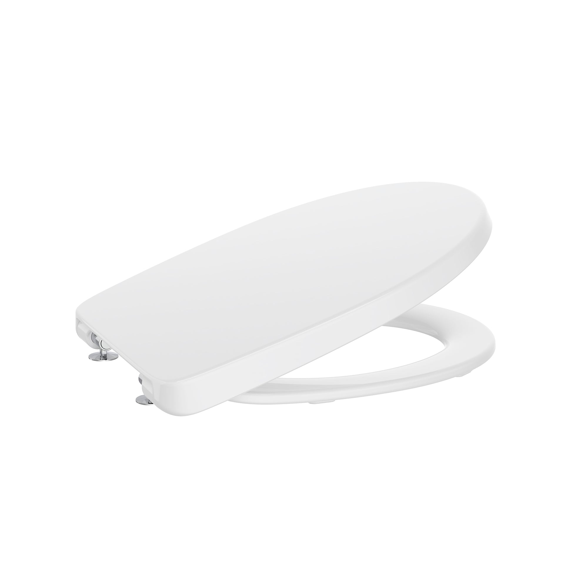 Roca Victoria Supralit soft-close toilet seat and cover White