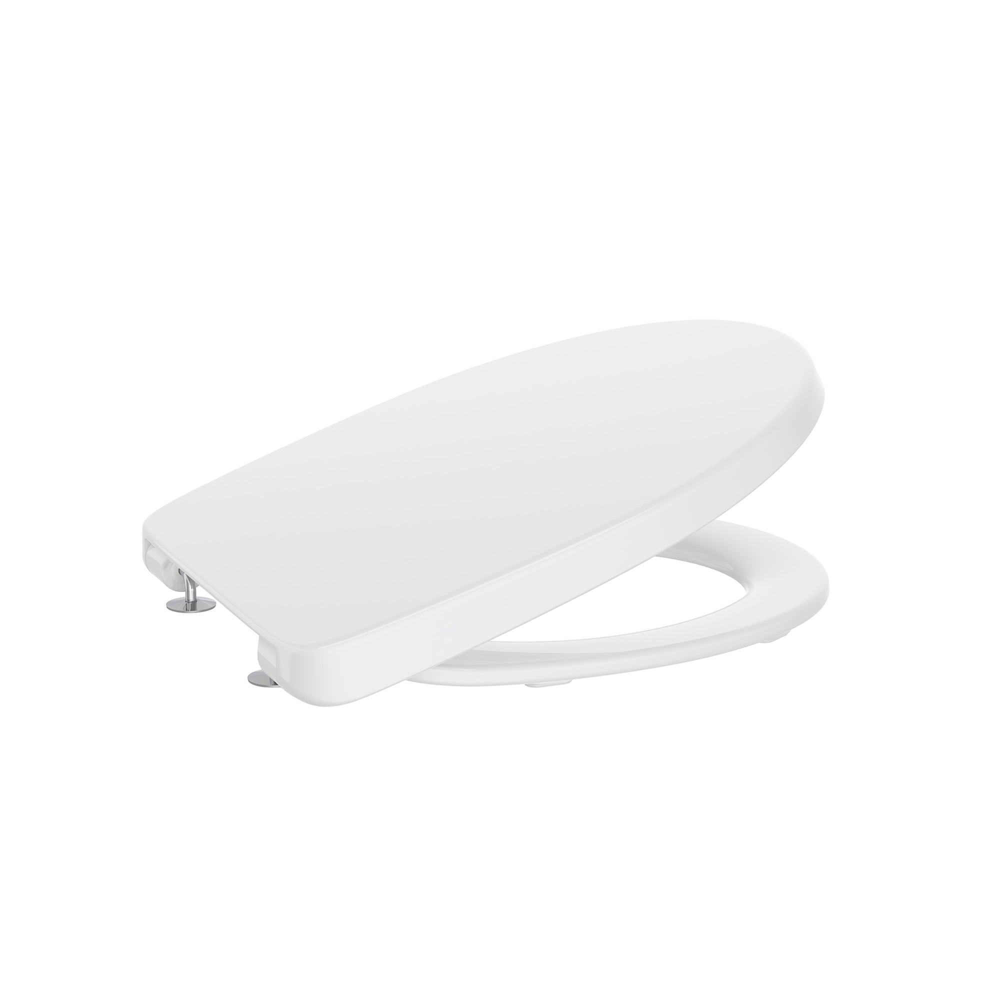 Roca Victoria Supralit seat and cover with stainless steel hinges 370(W) x 455(D) x 50(H)mm White