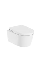 Roca In-Wash Inspira Round Rimless Wall Hung Smart Toilet With Integrated Tank. Includes Seat White